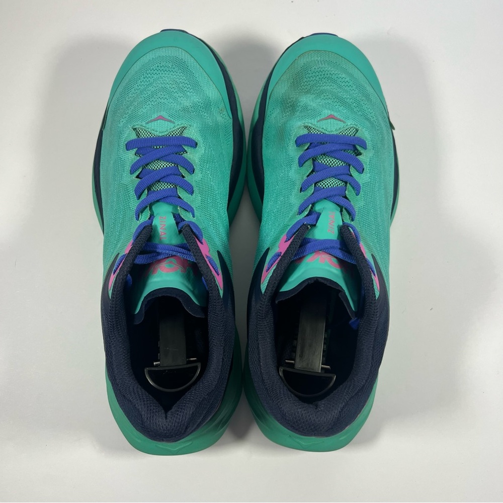 Hoka One One Zinal Womens Size 9.5 B Teal Running Shoes Atlantis Outer Space - Picture 7 of 13